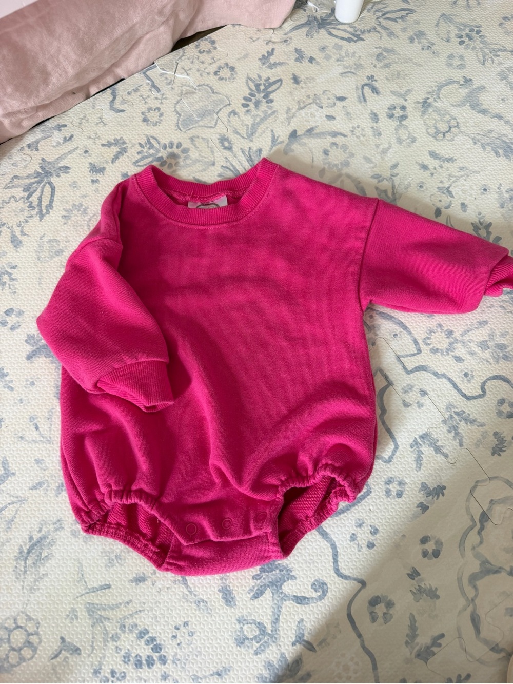 Blanks boutique cotton Pink Baby One-Piece Romper